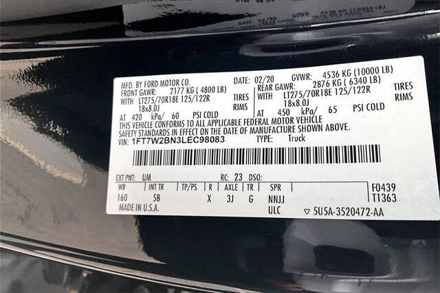 2020 Ford F-250 Super Duty