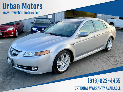 2007 Acura TL for sale at Urban Motors in Sacramento CA