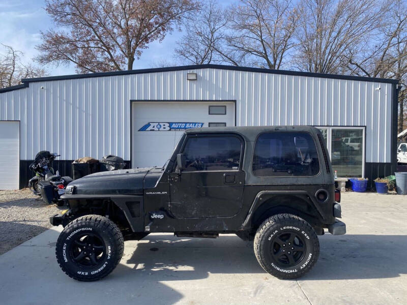1998 Jeep Wrangler for sale at A & B AUTO SALES in Chillicothe MO