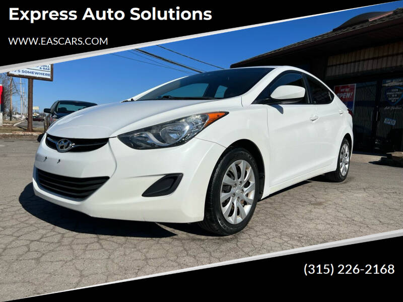 2013 Hyundai Elantra for sale at Express Auto Solutions in Rochester NY