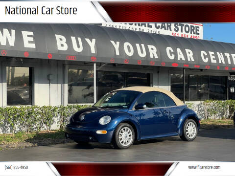 2005 Volkswagen New Beetle Convertible for sale at National Car Store in West Palm Beach FL
