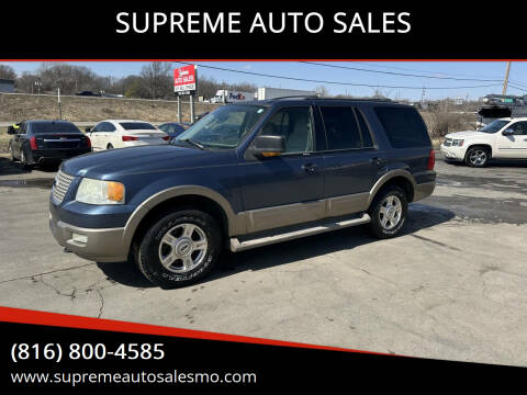 2004 Ford Expedition for sale at SUPREME AUTO SALES in Grandview MO