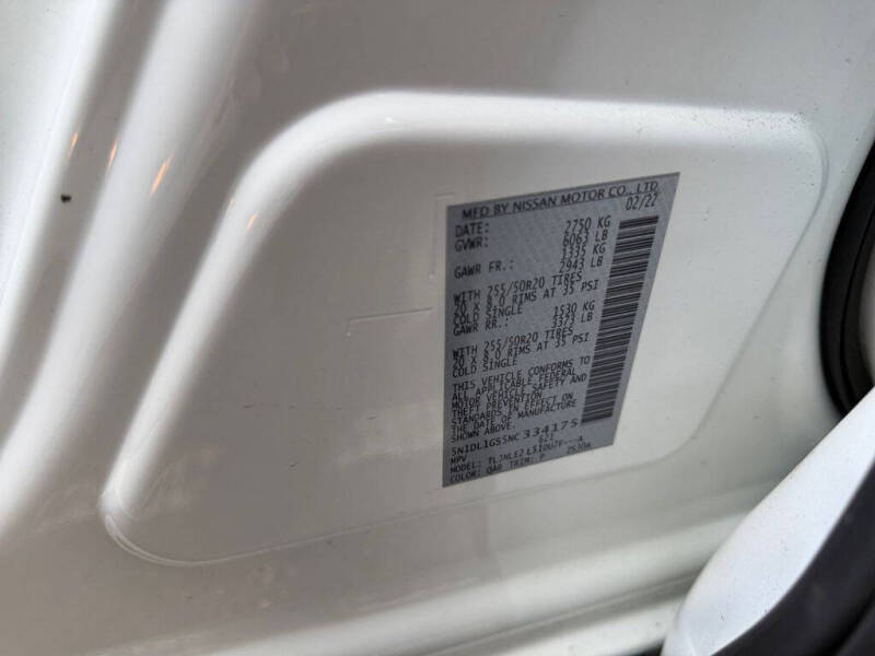 2022 Infiniti QX60 Sensory