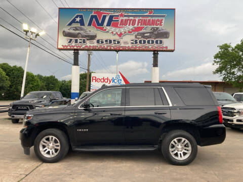 2019 Chevrolet Tahoe for sale at ANF AUTO FINANCE in Houston TX