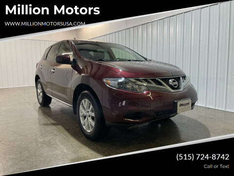 2013 Nissan Murano for sale at Million Motors in Adel IA