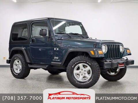 2006 Jeep Wrangler for sale at PLATINUM MOTORSPORTS INC. in Hickory Hills IL