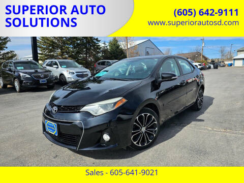 2014 Toyota Corolla for sale at SUPERIOR AUTO SOLUTIONS in Spearfish SD