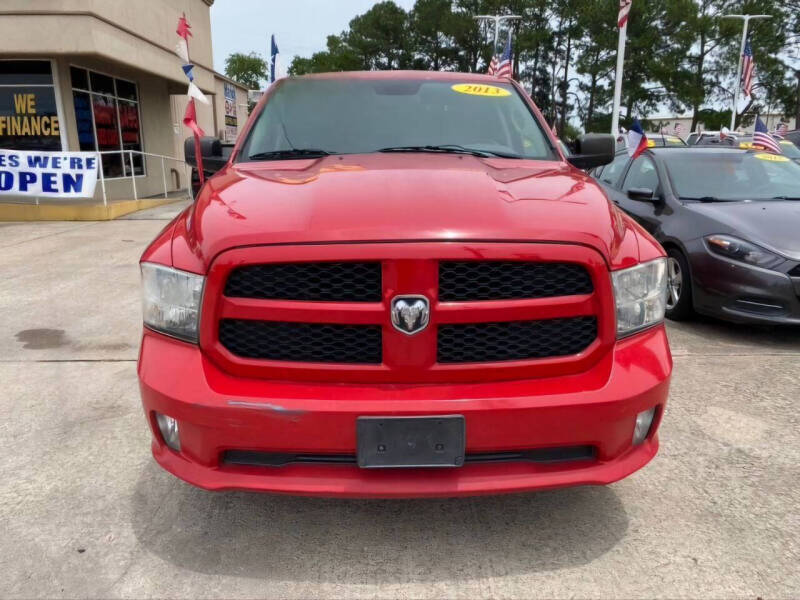 Used 2013 RAM Ram 1500 Pickup Express with VIN 1C6RR6FT0DS664298 for sale in Houston, TX