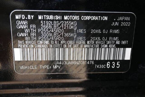 2022 Mitsubishi Outlander SE
