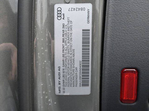 2022 Audi A7 quattro Premium Plus 55 TFSI