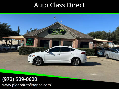 2018 Hyundai Elantra for sale at Auto Class Direct in Plano TX