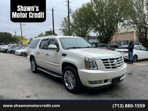 2012 Cadillac Escalade ESV for sale at Shawn's Motor Credit in Houston TX