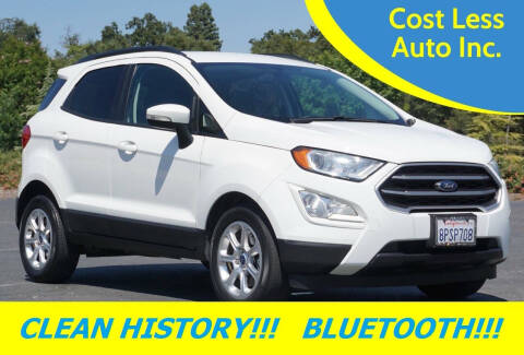 2019 Ford EcoSport for sale at Cost Less Auto Inc. in Rocklin CA