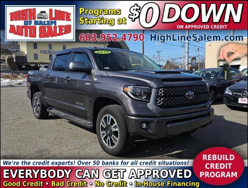 2019 Toyota Tundra for sale at High Line Auto Sales of Salem in Salem NH