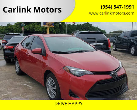 2017 Toyota Corolla for sale at Carlink Motors in Miami FL