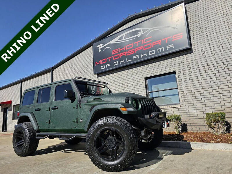 2021 Jeep Wrangler Unlimited for sale at Exotic Motorsports of Oklahoma in Edmond OK