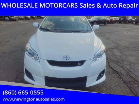 2010 Toyota Matrix for sale at WHOLESALE MOTORCARS Sales & Auto Repair in Newington CT