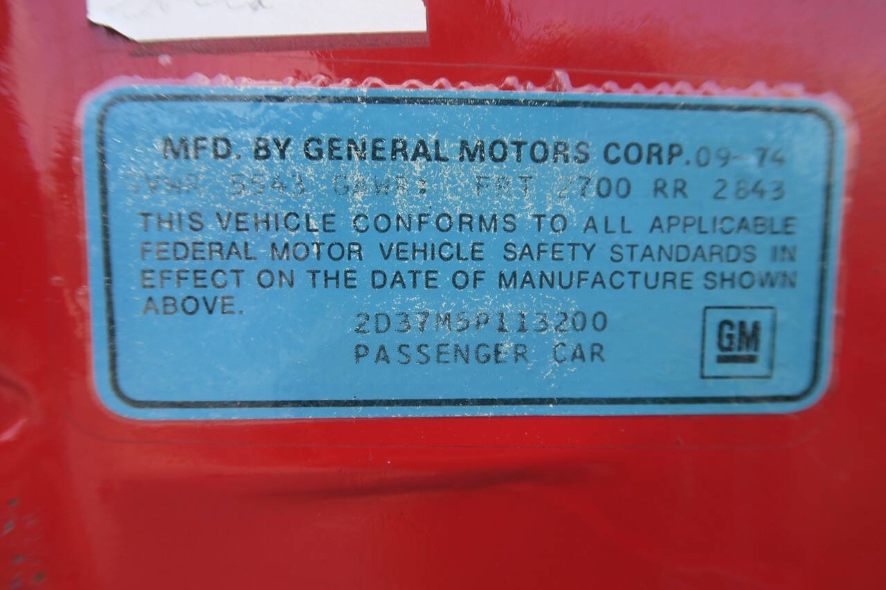 1975 Pontiac Le Mans for sale at MOTOR CAR COMPANY in San Diego, CA