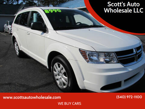 2014 Dodge Journey for sale at Scott's Auto Wholesale LLC in Locust Grove VA