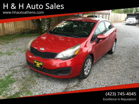 2014 Kia Rio for sale at H & H Auto Sales in Athens TN