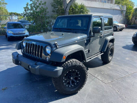 2018 Jeep Wrangler JK for sale at MITCHELL MOTOR CARS in Fort Lauderdale FL