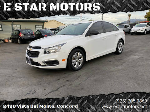 2016 Chevrolet Cruze Limited for sale at E STAR MOTORS in Concord CA