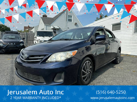 2013 Toyota Corolla for sale at Jerusalem Auto Inc in North Merrick NY