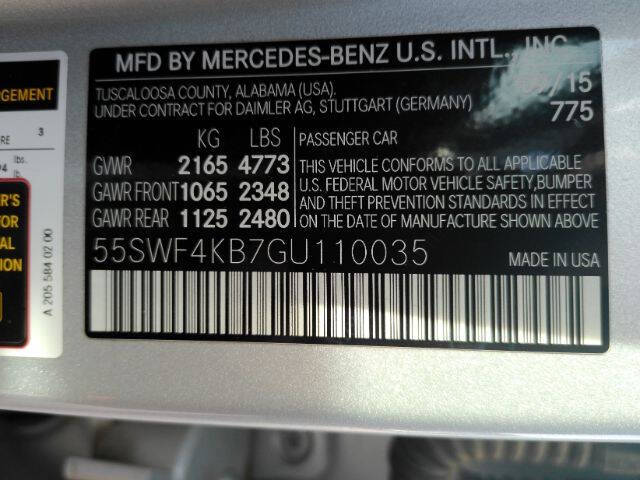 2016 Mercedes-Benz C-Class