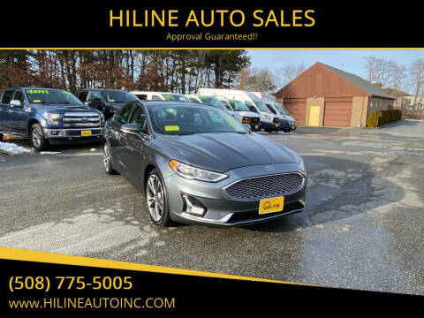 2020 Ford Fusion for sale at HILINE AUTO SALES in Hyannis MA