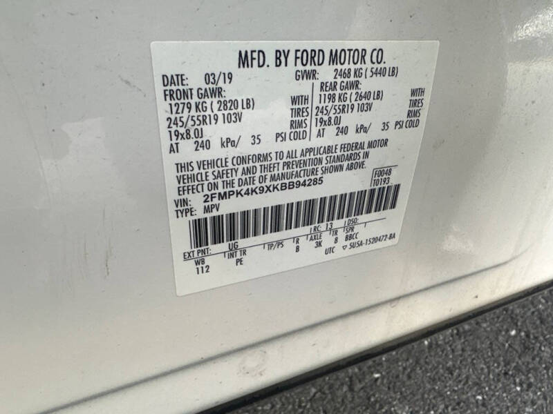 2019 Ford Edge Titanium