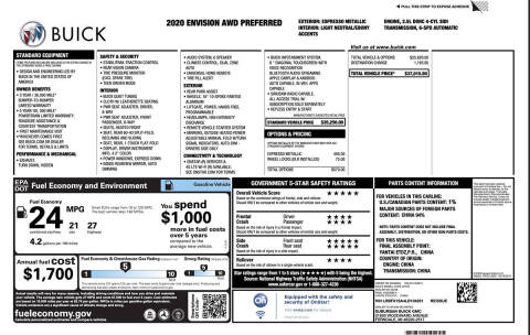 2020 Buick Envision Preferred