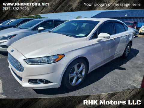 2016 Ford Fusion for sale at RHK Motors LLC in West Union OH
