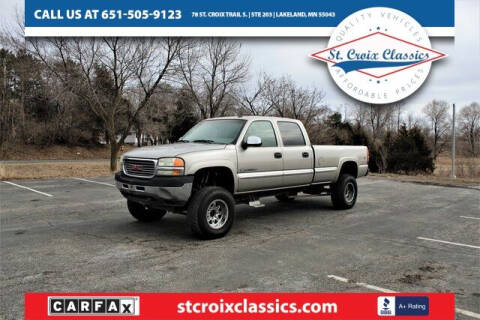 2002 GMC Sierra 2500HD for sale at St. Croix Classics in Lakeland MN