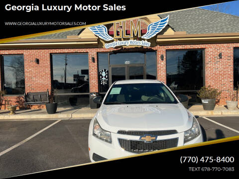 2012 Chevrolet Cruze for sale at Georgia Luxury Motor Sales in Cumming GA