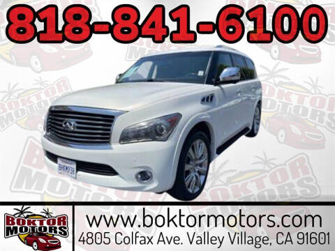 2011 Infiniti QX56 for sale at Boktor Motors in North Hollywood CA