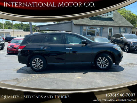 2014 Nissan Pathfinder for sale at International Motor Co. in Saint Charles MO