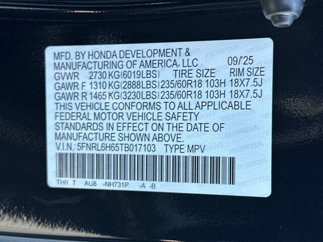 2026 Honda Odyssey EX-L