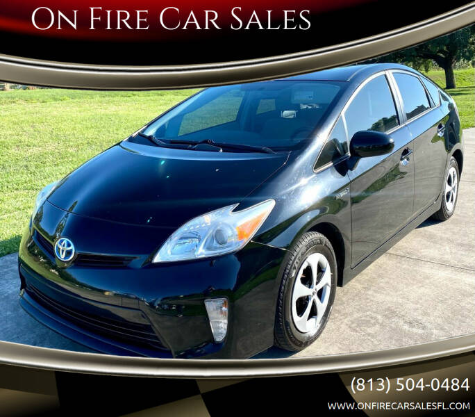 2014 Toyota Prius for sale at On Fire Car Sales in Tampa FL