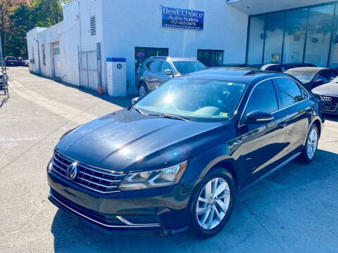 2018 Volkswagen Passat for sale at Best Choice Auto Sales in Virginia Beach VA