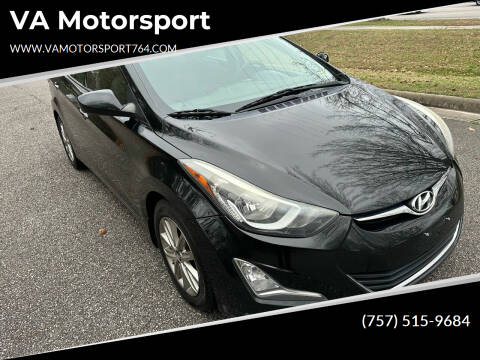 2015 Hyundai Elantra for sale at VA Motorsport in Chesapeake VA