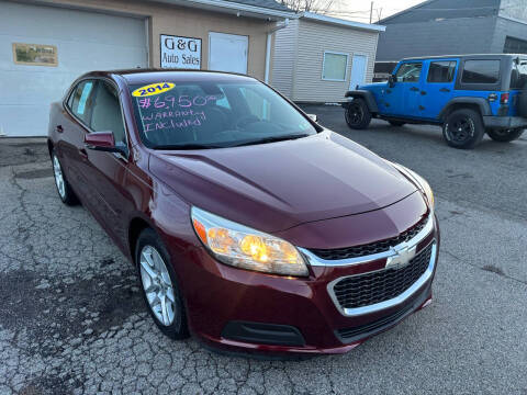 2014 Chevrolet Malibu for sale at G & G Auto Sales in Steubenville OH