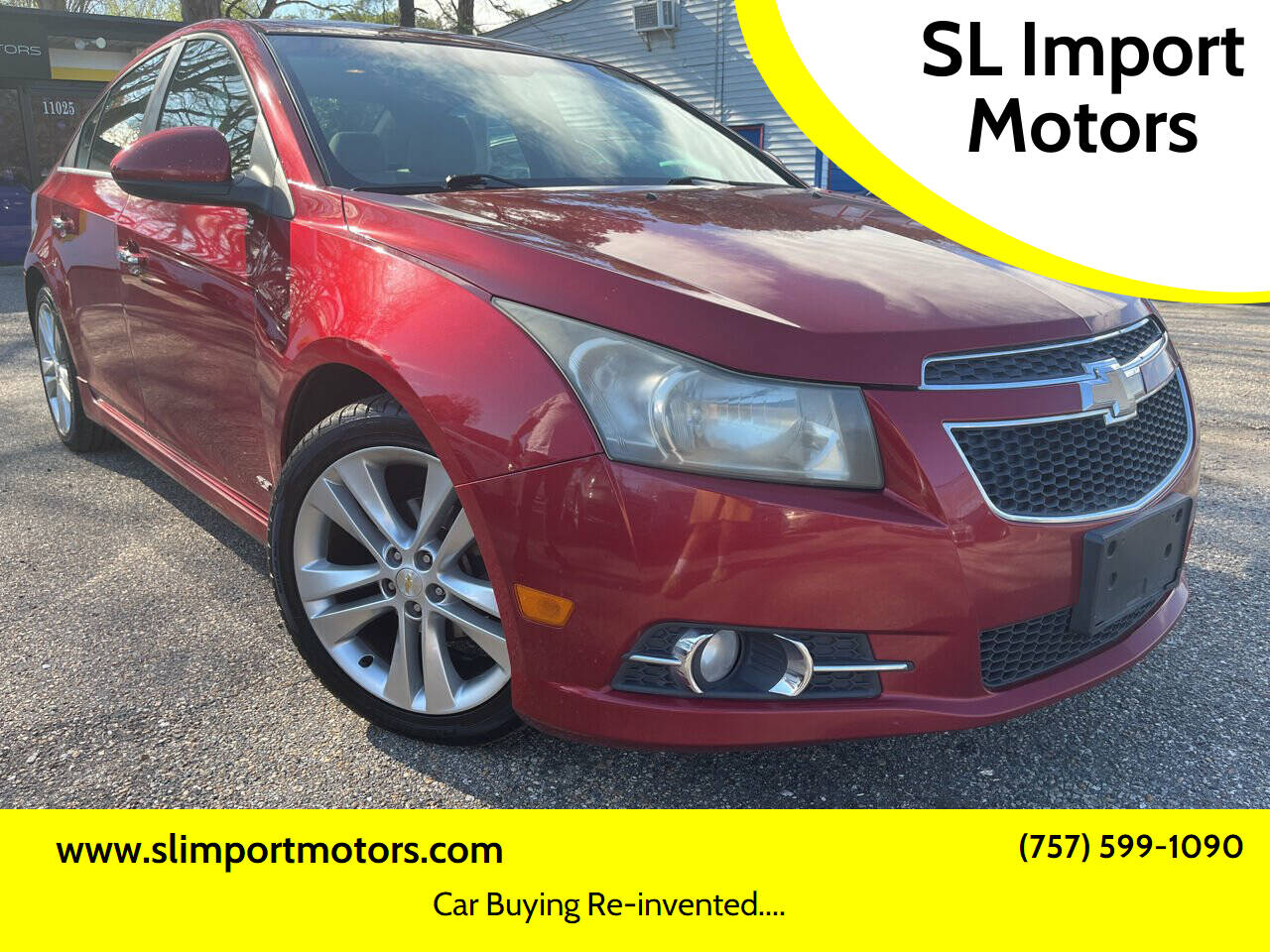 2012 Chevrolet Cruze for sale at SL Import Motors in Newport News, VA