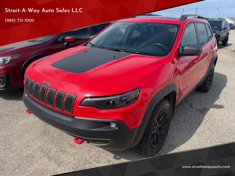 2019 Jeep Cherokee for sale at Strait-A-Way Auto Sales LLC in Gaylord MI