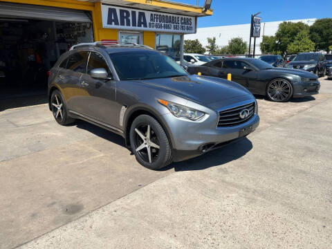 2013 Infiniti FX37 for sale at Aria Affordable Cars LLC in Arlington TX