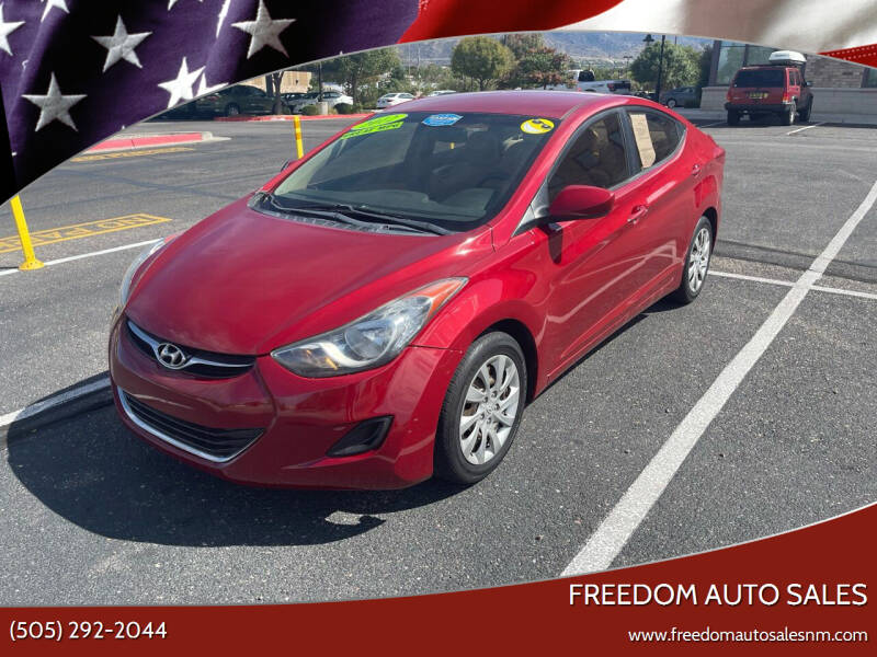 2012 Hyundai Elantra for sale at Freedom Auto Sales in Albuquerque NM