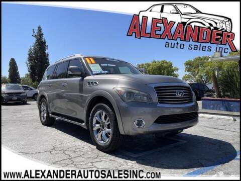2011 Infiniti QX56 for sale at Alexander Auto Sales Inc in Whittier CA