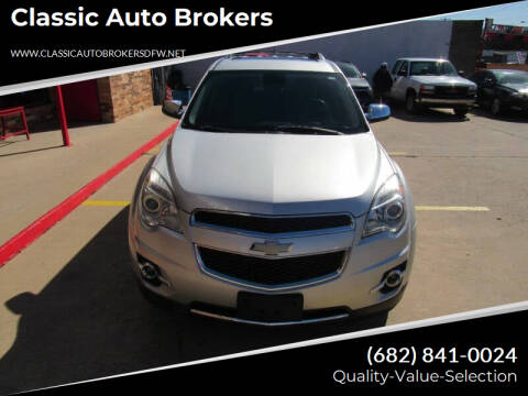 2012 Chevrolet Equinox for sale at Classic Auto Brokers in Haltom City TX