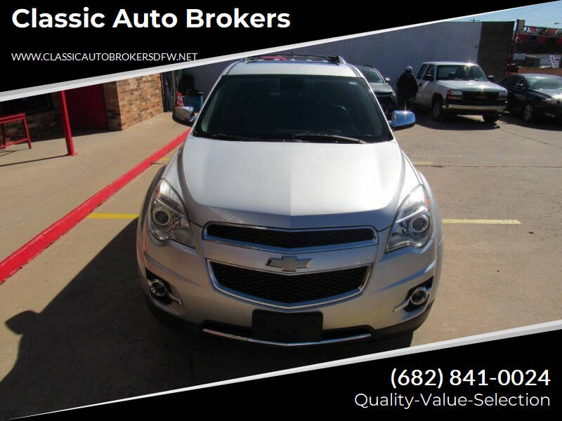 2012 Chevrolet Equinox for sale at Classic Auto Brokers in Haltom City TX