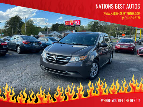 2015 Honda Odyssey for sale at Nations Best Autos in Decatur GA