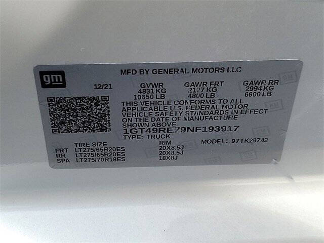 2022 GMC Sierra 2500HD